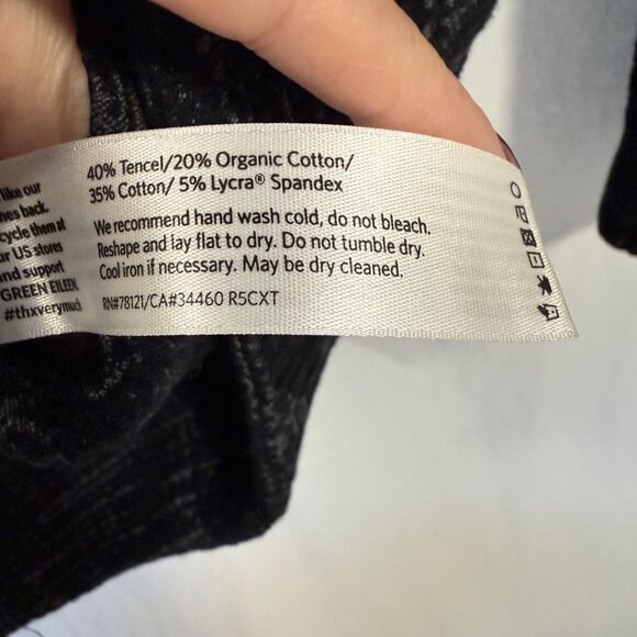 Eileen Fisher Crosshatch Cotton & Tencel Stretch Jacket Size XS - Picture 4 of 7